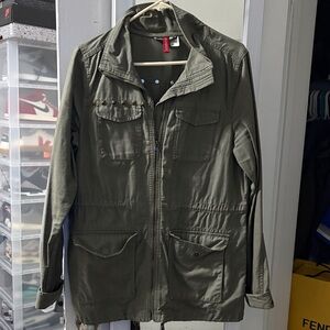 Women’s size 10 Olive Green Field Jacket - Brand Unknown